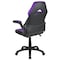 Flash Furniture X10 Gaming Chair, Ergonomic Office Chair, Height Adjustable Swivel Computer Chair with Flip-Up Arms, Purple/Black LeatherSoft CH-00095-PR-GG - alternate 8